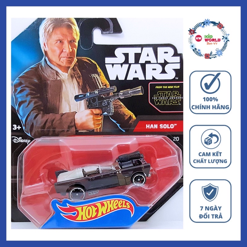 Xe mô hình Hot Wheels Star Wars Series Han Solo DJL58.