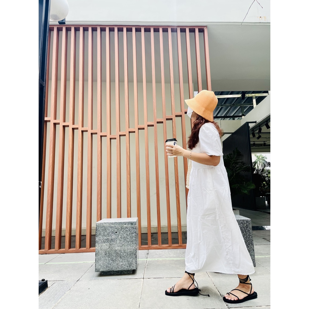 (HÀNG SẴN - ẢNH THẬT) Váy đầm babydoll  dáng dài. freesize. Đầm đi biển, du lịch