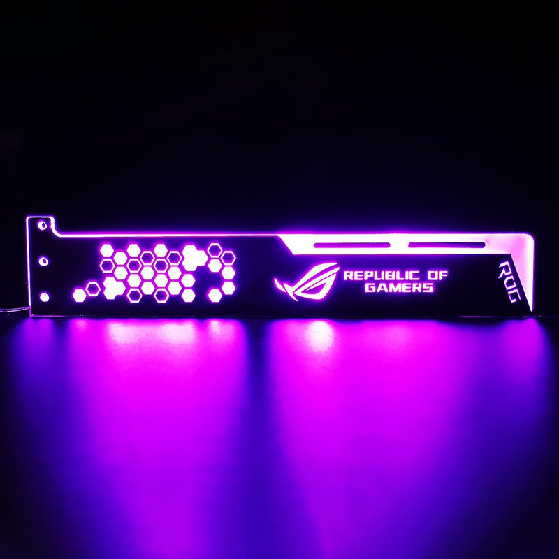 [Mẫu Mới] Giá Đỡ VGA ROG / Aorus RGB - Đồng Bộ HUB Coolmoon / Auto