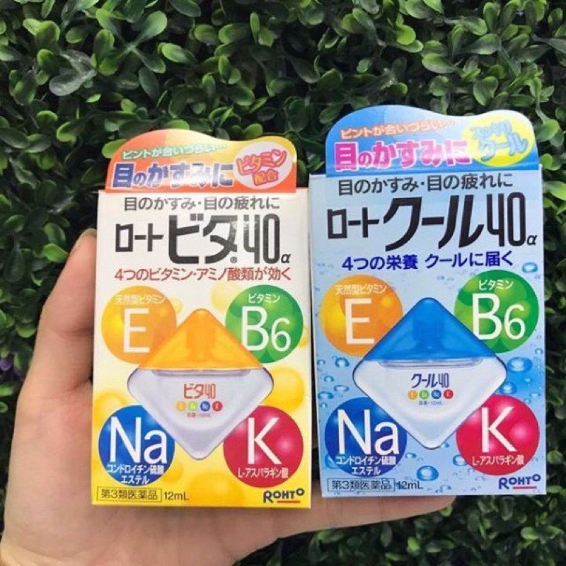 Nước Nhỏ mắt Rohto Nhật Bản Vita 40 bổ sung vitamin