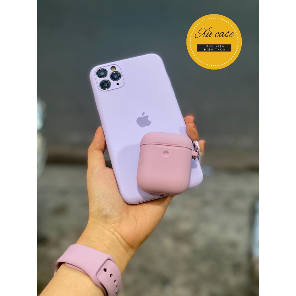 ỐP CHỐNG BẨN TÍM MỘNG MƠ FULL VIỀN BẢO VỆ CAMERA IPHONE