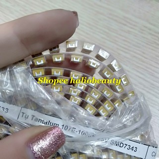 Combo sl 20 Tụ Tantalum 107E-100uF 25V SMD7343  HH00533