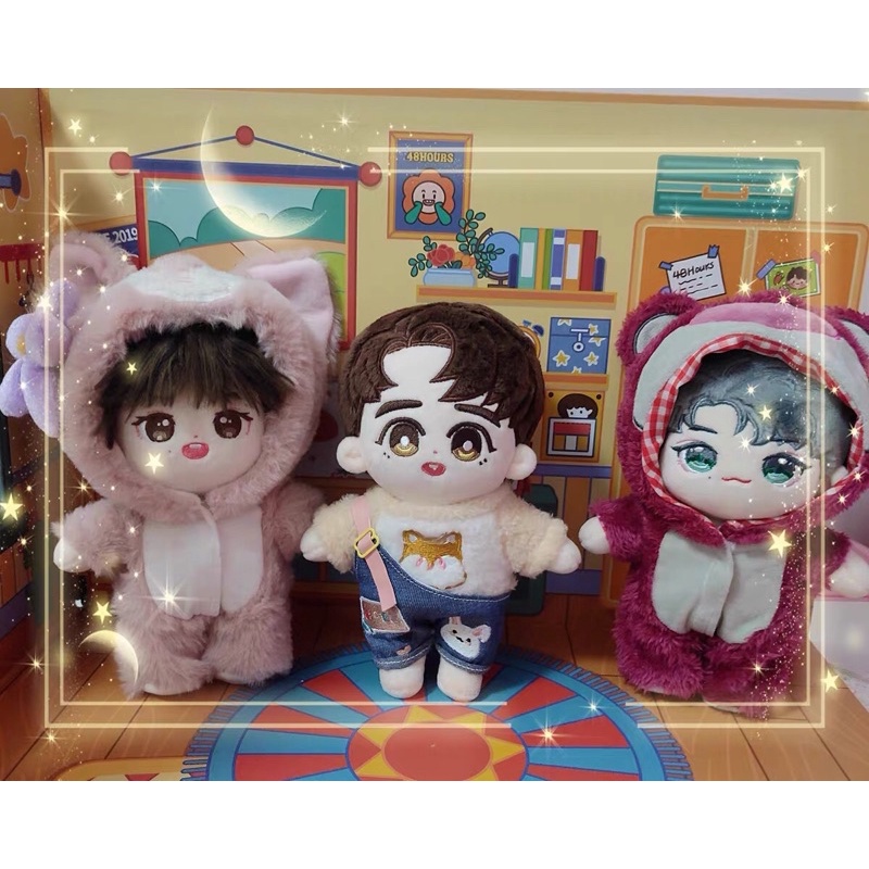 Áo lông cho doll 20cm