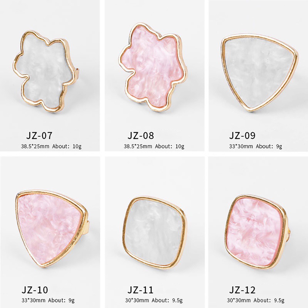 [Hàng mới về] Khay Đính Vòng Đựng Màu Sơn Móng Tay Bằng Nhựa Resin Tự Nhiên