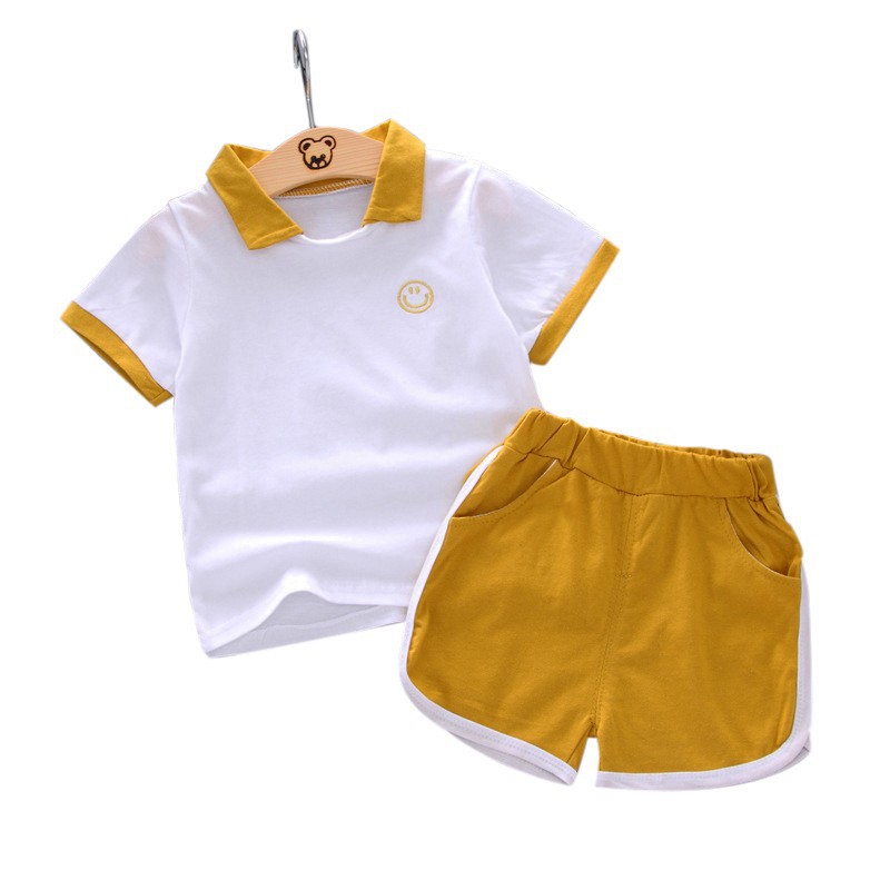 Set áo thun ngắn tay + quần ngắn mùa hè cho bé trai