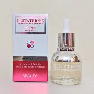 Tinh chất beaute melasma-x glutathione whitening cica ampoule 30ml