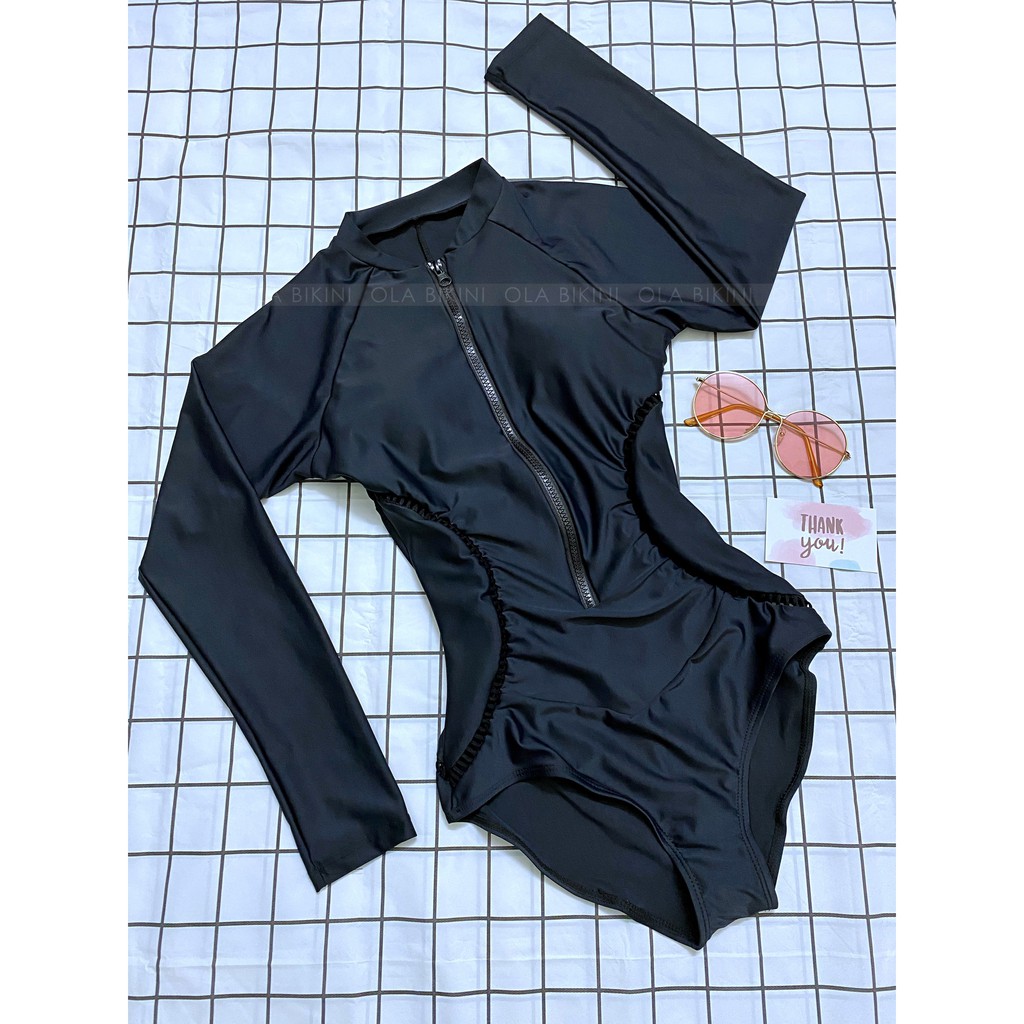 [FREESHIP XTRA] ÁO TẮM BIKINI 1 MẢNH _DÀI TAY_MÀU ĐEN m 171 _ẢNH THẬT sẵn MXL- OLA BIKINI | BigBuy360 - bigbuy360.vn