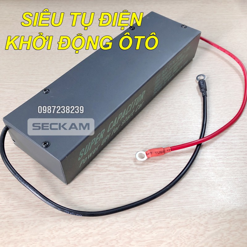 Khối Siêu Tụ Điện 16.2V 83F 75A hộp sắt khởi động ô tô - Super Capacitor 16.2V 500F for start Car