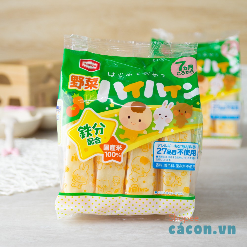 Bánh Gạo Tươi Haihain Đủ Vị Nhật Cho Bé Ăn Dặm 7 Months