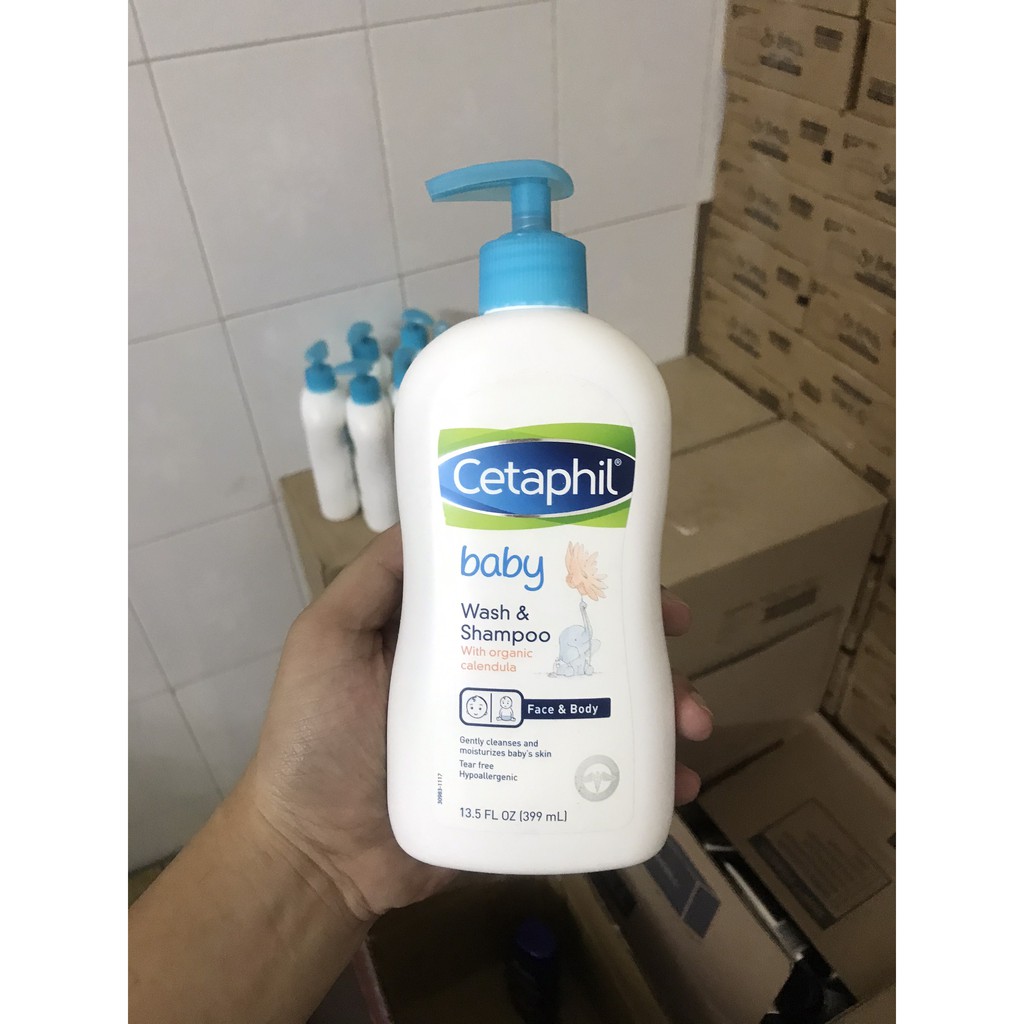 Tắm gội toàn thân cho bé Cetaphil_Hàng nội địa Mỹ