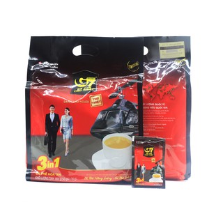 [COMBO 10 bịch/thùng] Cà phê G7 bịch 50 gói 800g