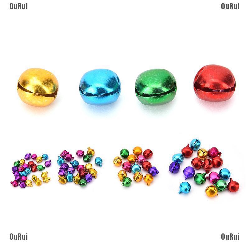 (FCC) Bộ 100 Chuông Nhỏ Nhiều Màu Sắc Sử Dụng Để Trang Trí Hoặc Làm Mặt Dây Chuyền