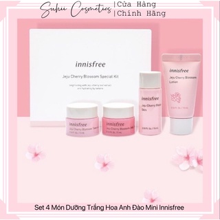 Set Dưỡng Trắng Da Hoa Anh Đào Mini INNISFREE JEJU CHERRY BLOSSOM