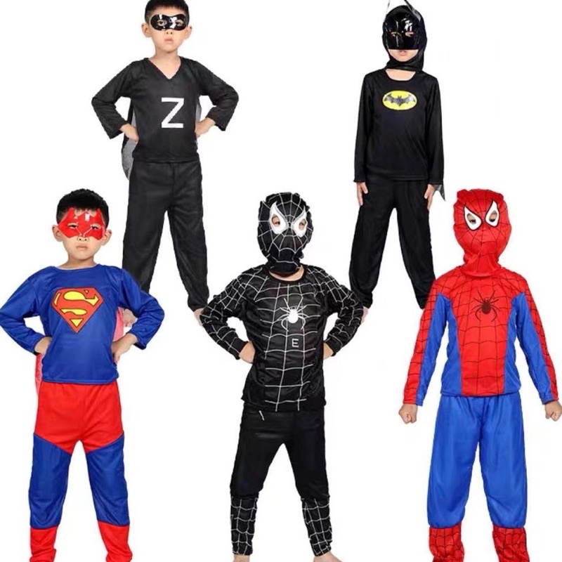 Bộ Áo Liền Quần Hóa Trang Người Nhện Marvel Cho Bé Trai