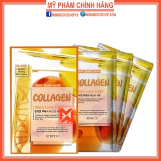 Mặt nạ dưỡng da tinh chất BEBECO Collagen Fresh Mask Sheet lẻ 1 miếng