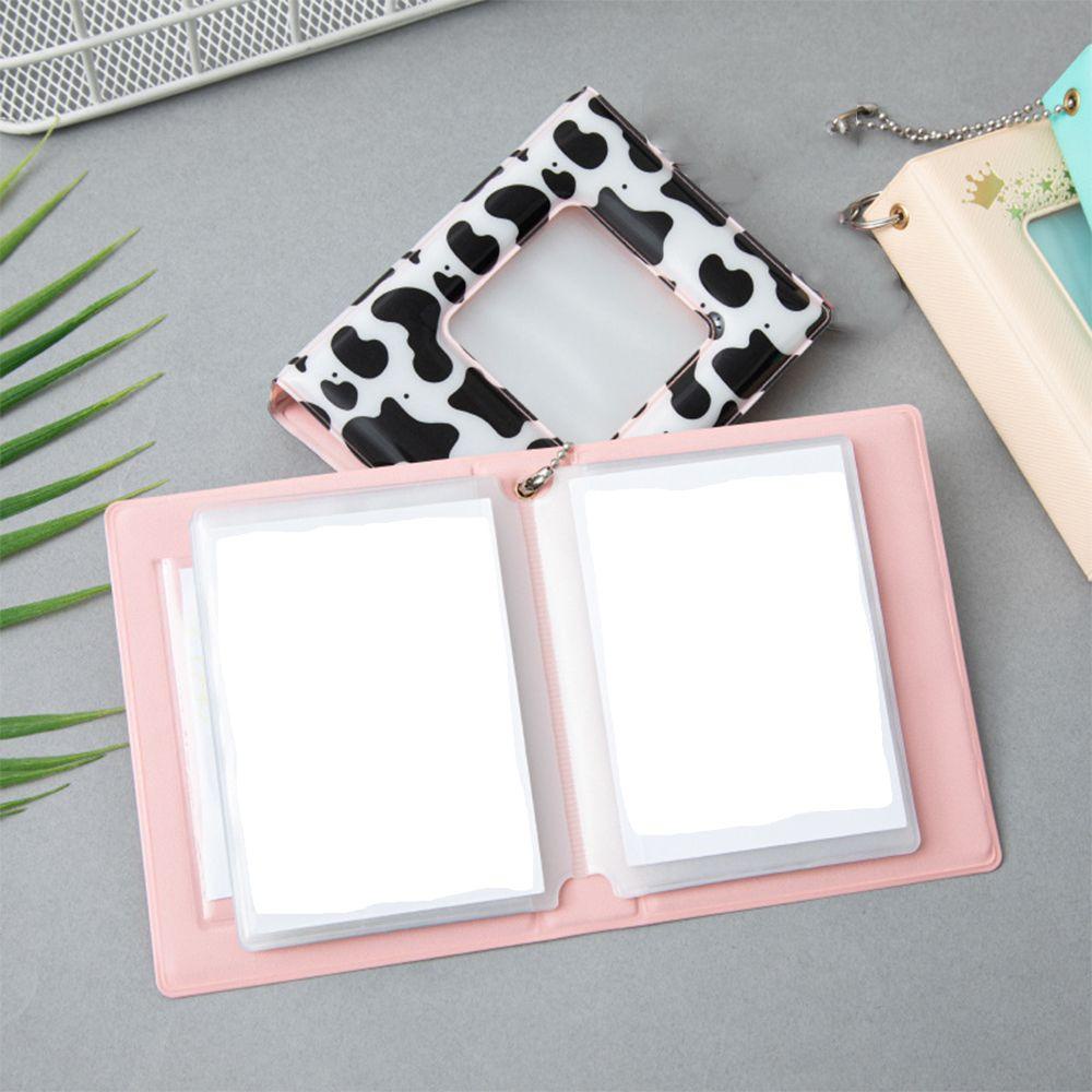 Bìa album đựng 32 ảnh thẻ Kpop sưu tầm/danh thiếp 3 inch dạng vuông