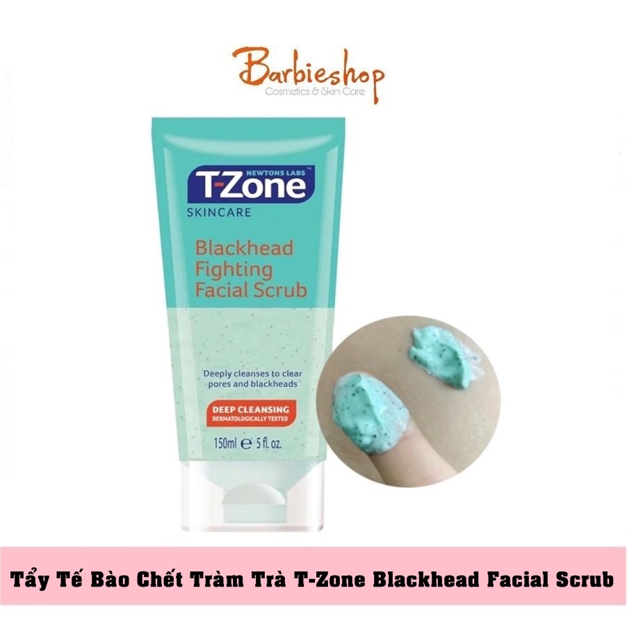 Tẩy Tế Bào Chết T-Zone Blackhead Fighting Facial Scrub 75ml + 150ml (date 23)