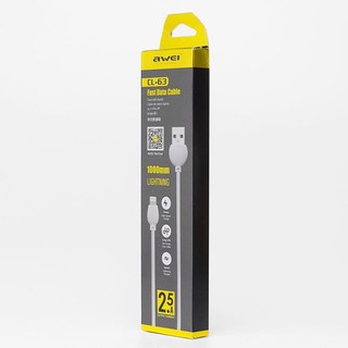 Dây cáp sạc cao cấp awei cl-63 cổng lightning