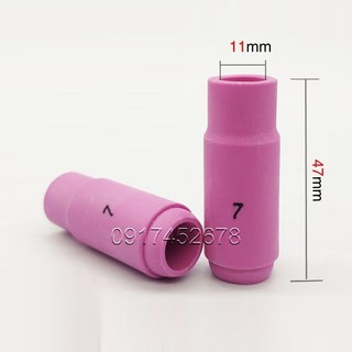 Sứ tig số 7 - Hộp 10 cái chụp sứ súng hàn tig WP số 7