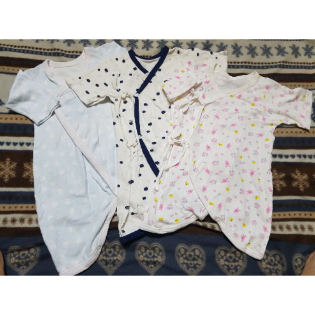 body sơ sinh Nhật buộc dây (set 20 áo)