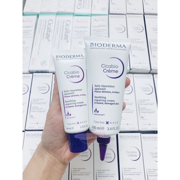 [Bill pháp] Kem Bioderma Cicabio Làm Lành Phục Hồi Da Kích Ứng Do Tổn Thương