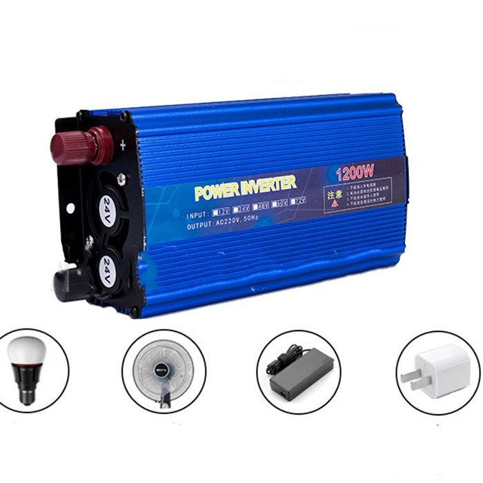 [ SỈ - LẺ ] Bộ Đổi Nguồn Điện 24V Sang 220V 1200W [ BH - 12 Tháng]