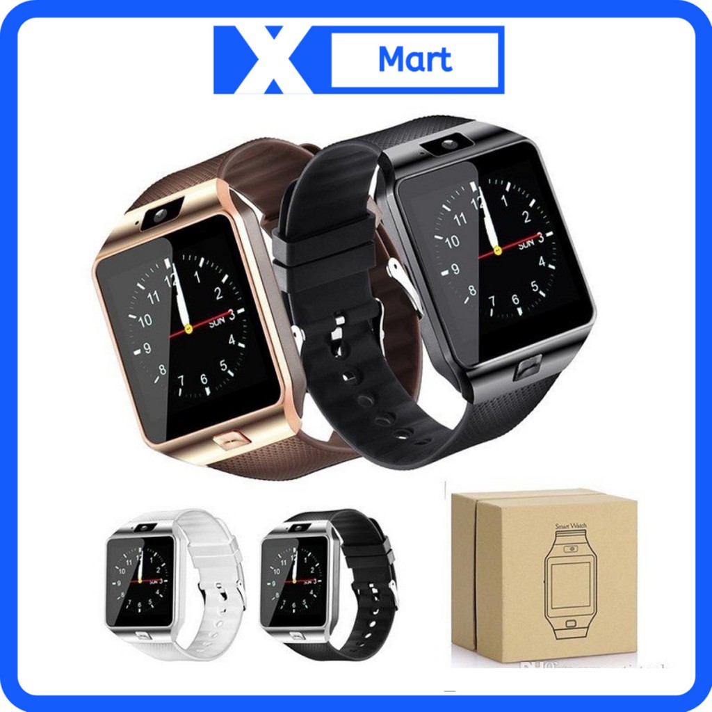 Đồng hồ thông minh Smart watch DZ09 xài sim - Đồng hồ đeo tay nghe gọi được