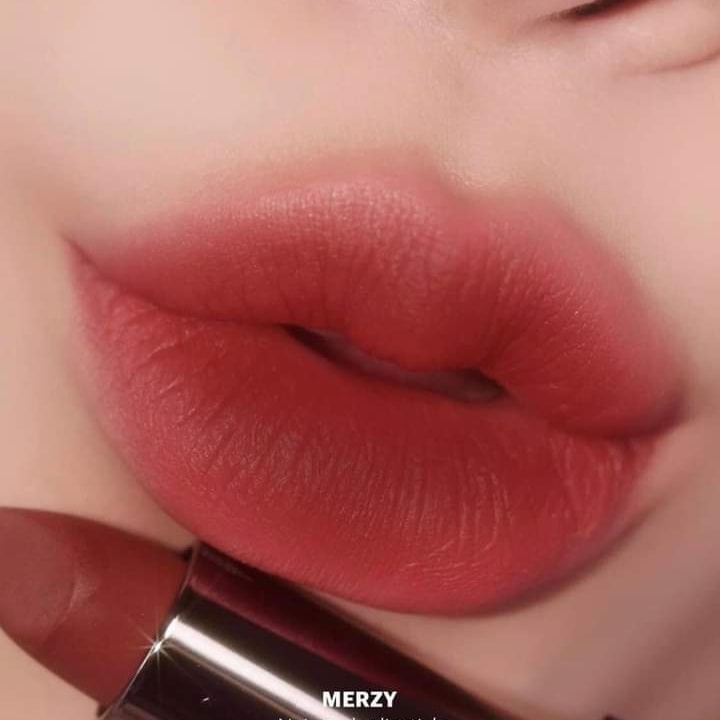 [Ver Noir] Son thỏi siêu lì, mịn mượt Hàn Quốc Merzy The First Lipstick