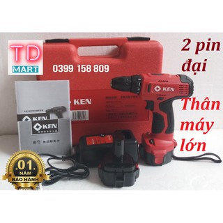 Máy khoan pin ken bn-6109 nhật bản pin 9.6v siêu bền dùng cả ngày