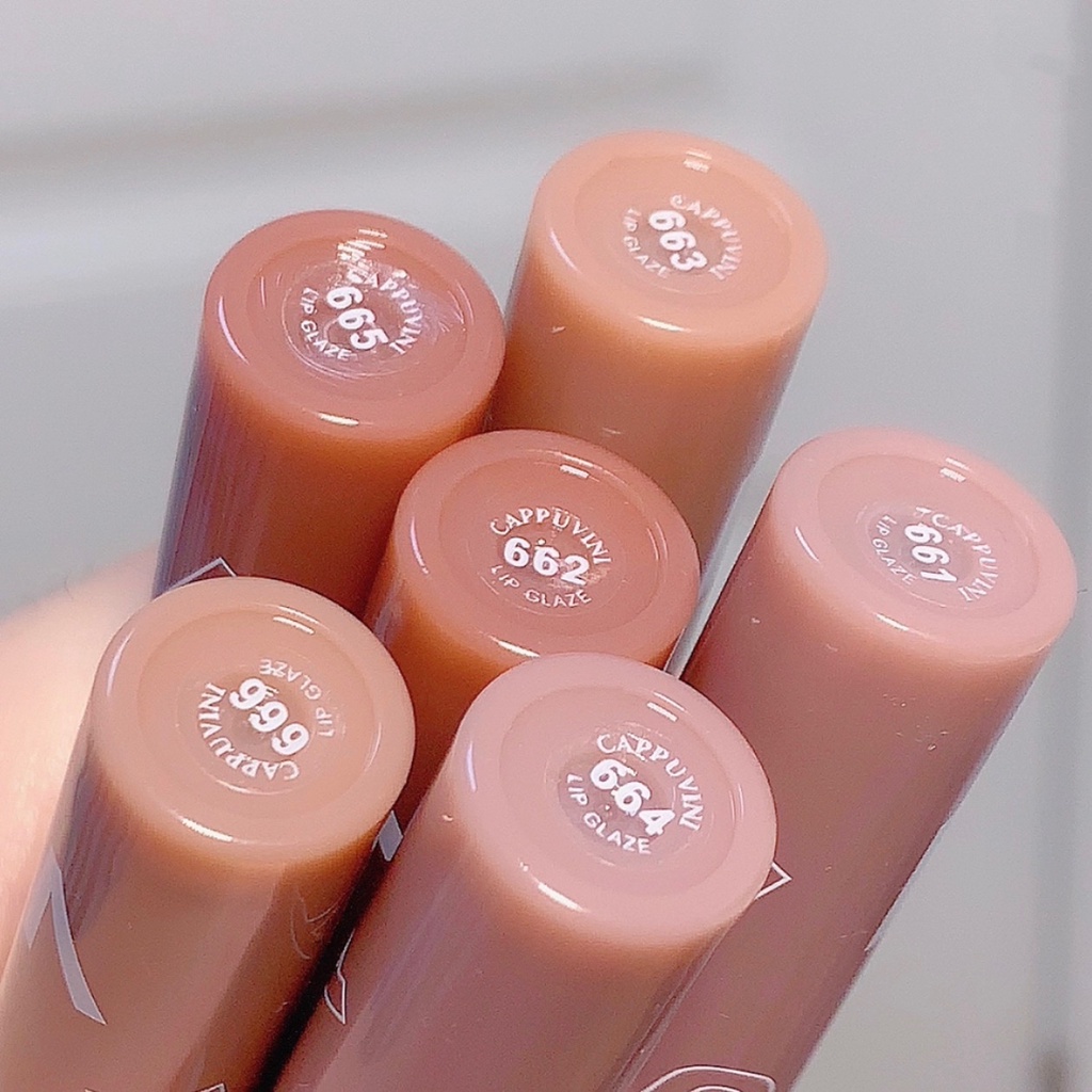 [Hàng mới về] Son môi Cappuvini trang điểm chống nước họa tiết quái vật đáng yêu