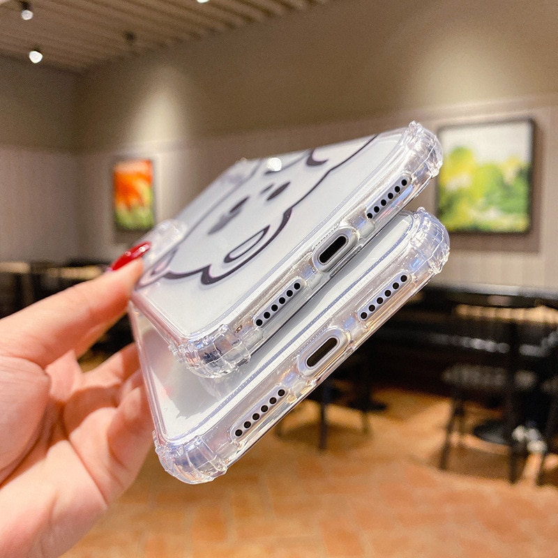 Cute Bears Phone Case For OPPO R9 R9S Plus R11 R11S R15 R17 A59 F1S A57 F1A A39 A73 A79 F5 A83 A1 Soft Silicon Clear Transparent Cover | BigBuy360 - bigbuy360.vn