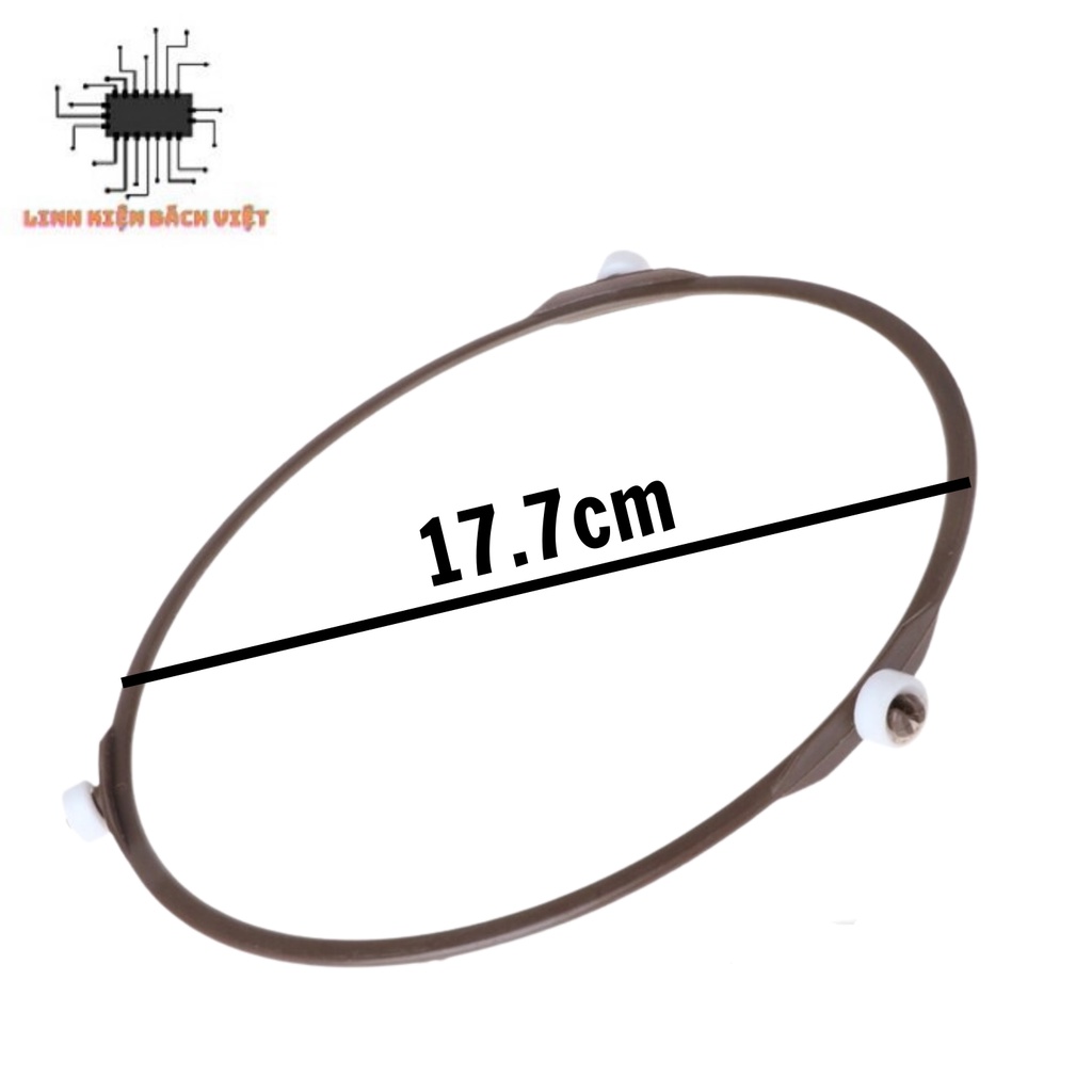 Vòng quay đỡ đĩa lò vi sóng màu nâu 17.7cm chất lượng tốt