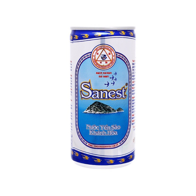 Nước yến sào Sanest (không đường) - lon 190ml