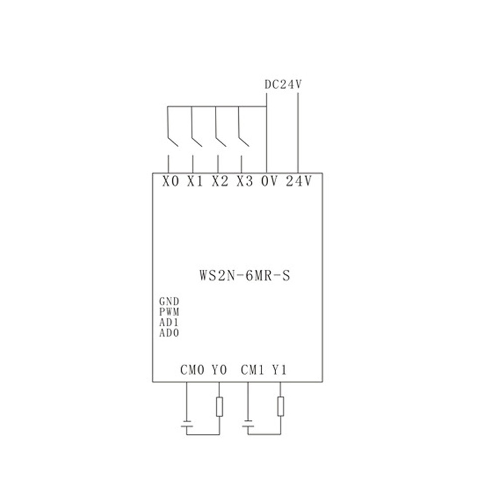 Bảng Mạch Điều Khiển Lập Trình Plc On Fx1N / 2n 6mr T 10 14 20mr