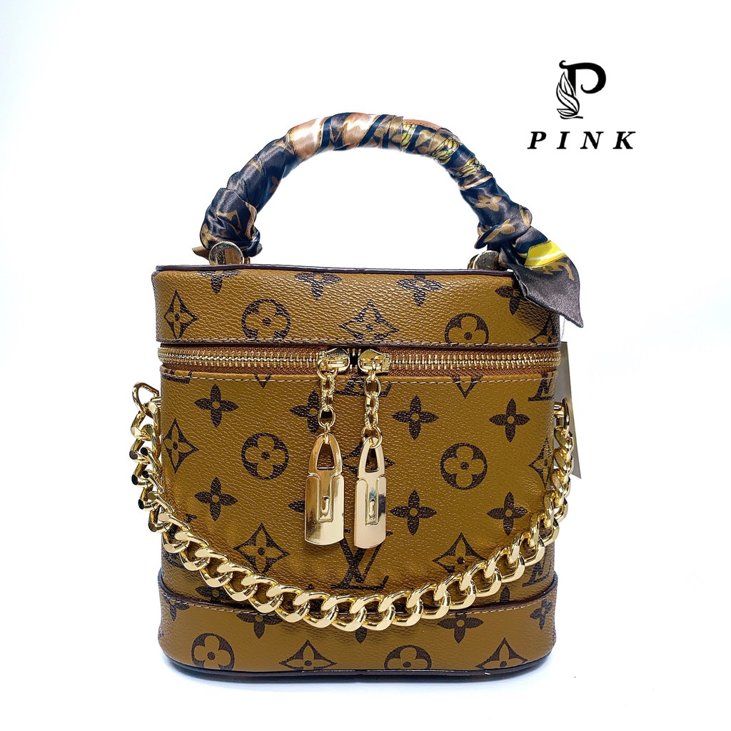 Túi xách nữ cao cấp sang trọng,túi hộp nữ kèm quai đeo chéo mã P11 - PINK SHOP