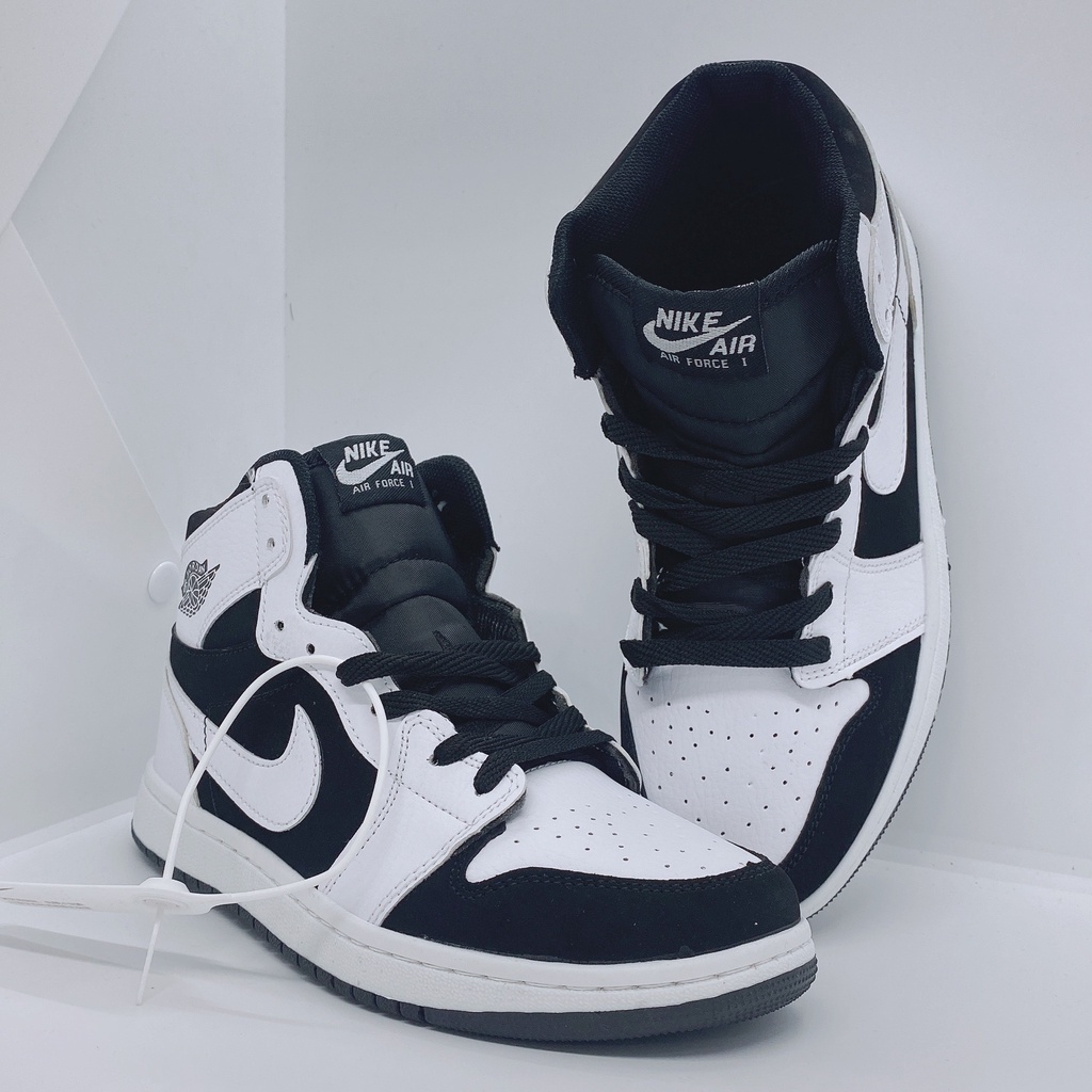 [Full Box] Giày thể thao nam nữ Sneaker Air Jordan 1 Cổ Cao Trắng Đen Chuẩn Full Size Hot Trend 2021 | BigBuy360 - bigbuy360.vn