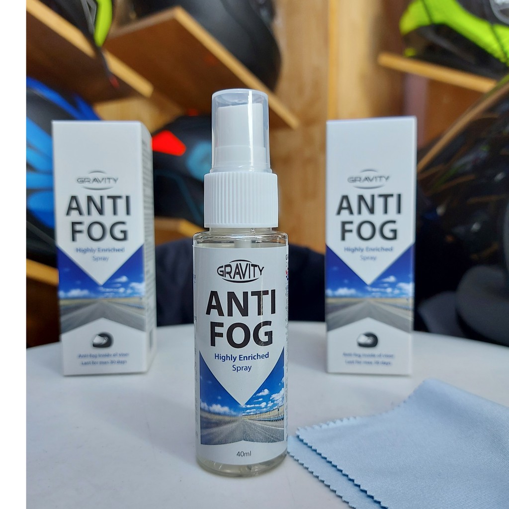 Xịt chống đọng sương ANTI-FOG dùng cho kính mũ bảo hiểm, kính cận, kính ô tô ( pinlock dạng xịt)