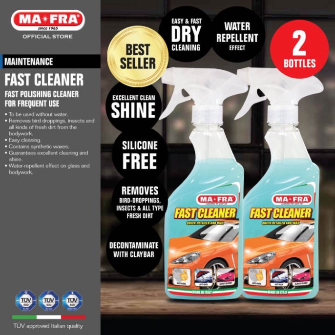 Dung dịch vệ sinh ngoại thất ô tô Mafra Fast Cleaner 500 ML - ITALY