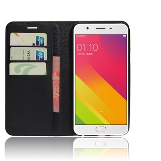 Bao da dạng ví Oppo F1s may viền cao cấp chính hãng