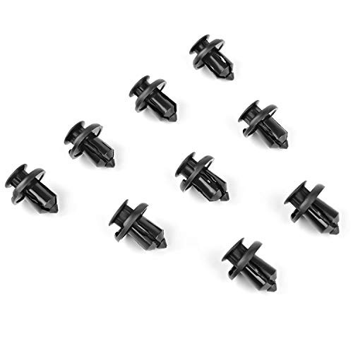 Honda Fender Clips 50 cái Chốt đinh tán Kẹp Nylon Bumper Lắp ráp ô tô Vít mở rộng Tự động 10mm