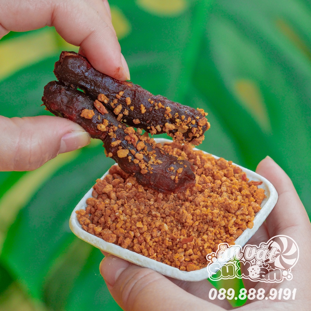 Me lào lột chấm muối tôm Ăn Vặt Su Xoắn
