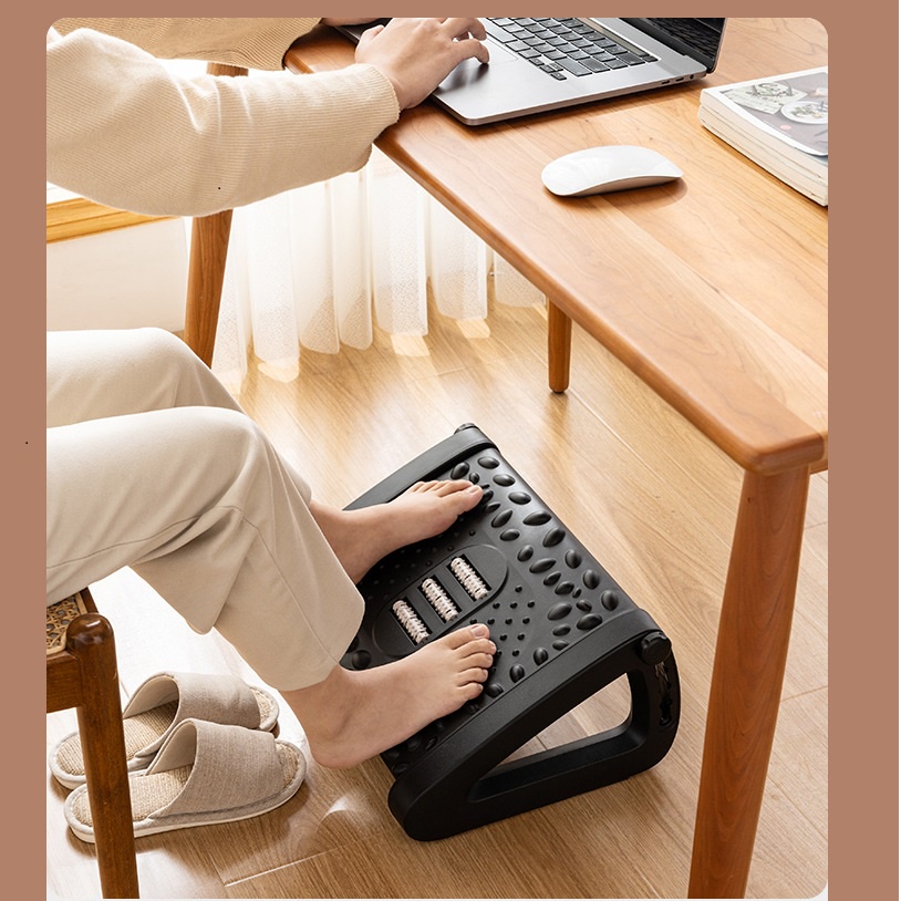 (Mã DUNG3012 - giảm 50k ) Ghế kê chân văn phòng công thái học cải thiện tư thế ngồi, giảm đau nhức lưng