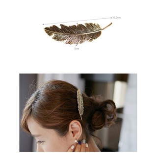 Kẹp tóc hình lông vũ thời trang cho nữ