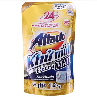 Nước giặt Attack khử mùi extra 1.2kg