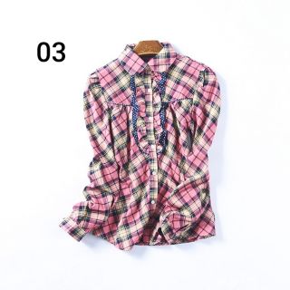 [CÓ SẴN -Có Ảnh Thật] Áo Sơ Mi Nữ Kẻ Sọc Caro Kiểu Cổ Viền Bèo Dễ Thương, Áo Sơ Mi Bánh Bèo Tiểu Thư Ulzzang