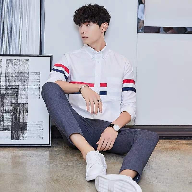 Sơ mi  Viền Ngang