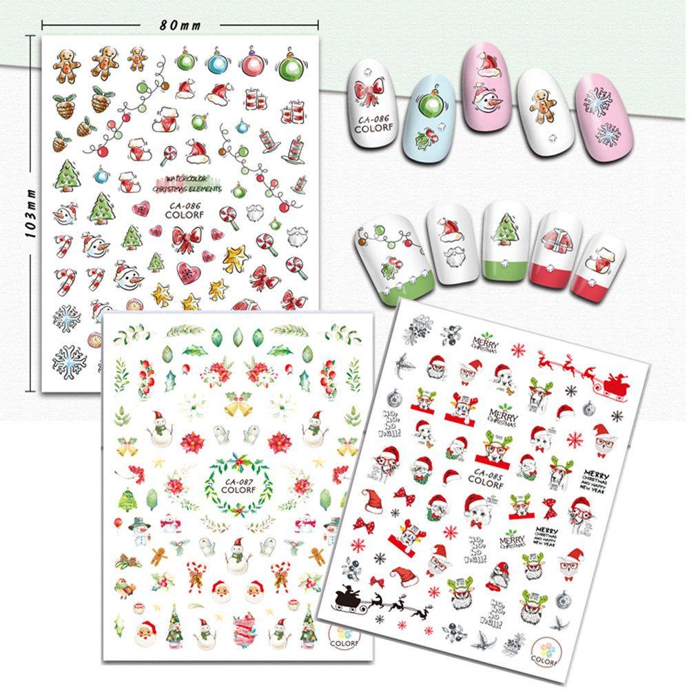 Miếng Dán Trang Trí Móng Tay Hình Bông Tuyết Dành Cho Trẻ Nhỏ