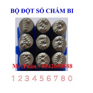 Bộ đóng số và chữ chấm bi 5mm