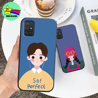 Ốp lưng samsung a31 / a51 / a71 / m51 in hình đôi chibi đáng yêu , dễ thương , ốp lưng giá rẻ