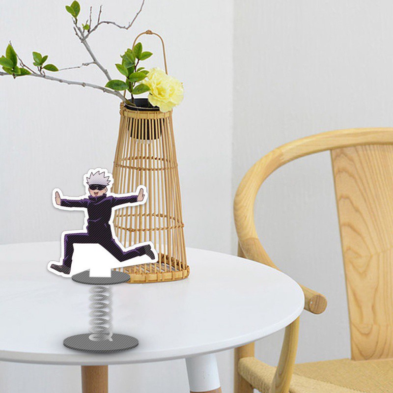 Mô hình đồ chơi nhân vật anime Jujutsu Kaisen Gojo Satoru bằng Acrylic thiết kế sống động có thể lắc lư